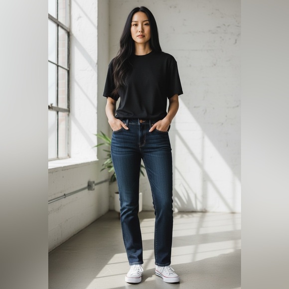 Madewell Denim - Madewell Dark Indigo Skinny Crop Jeans
